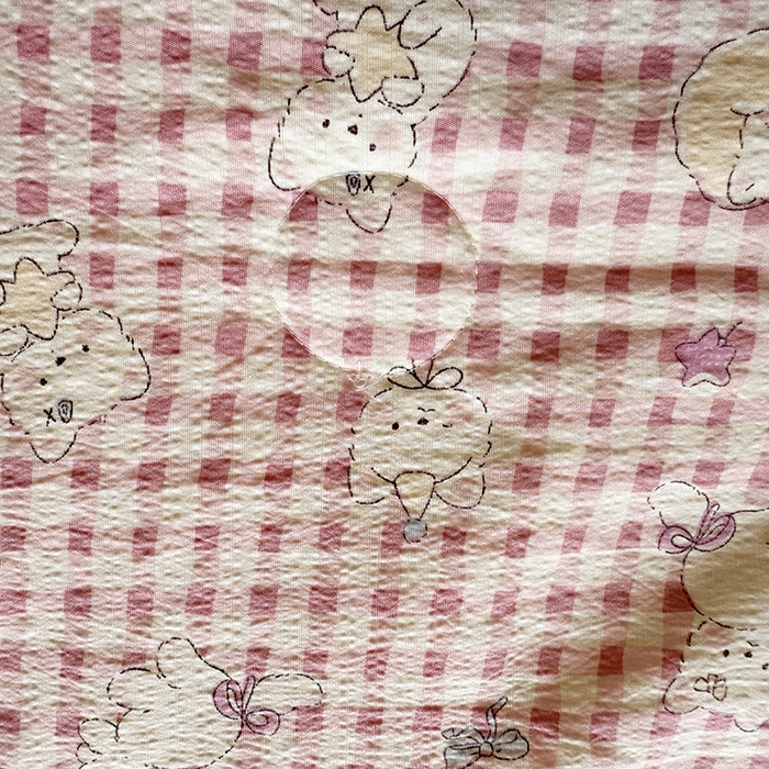 91家纺网 家纺一手货源 找家纺 星巴k家纺 2025新款春夏云感双层纱A类母婴级三角针夏被贝壳边夏凉被贝壳绣【可提供买家秀】 贝壳绣-猫咪晚宴