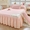 91家纺网 家纺一手货源 找家纺 （总）好儿喜家纺 2025新款繁花系列凉席床裙冰丝席床罩凉席韩式凉感豆豆凉席床盖四件套