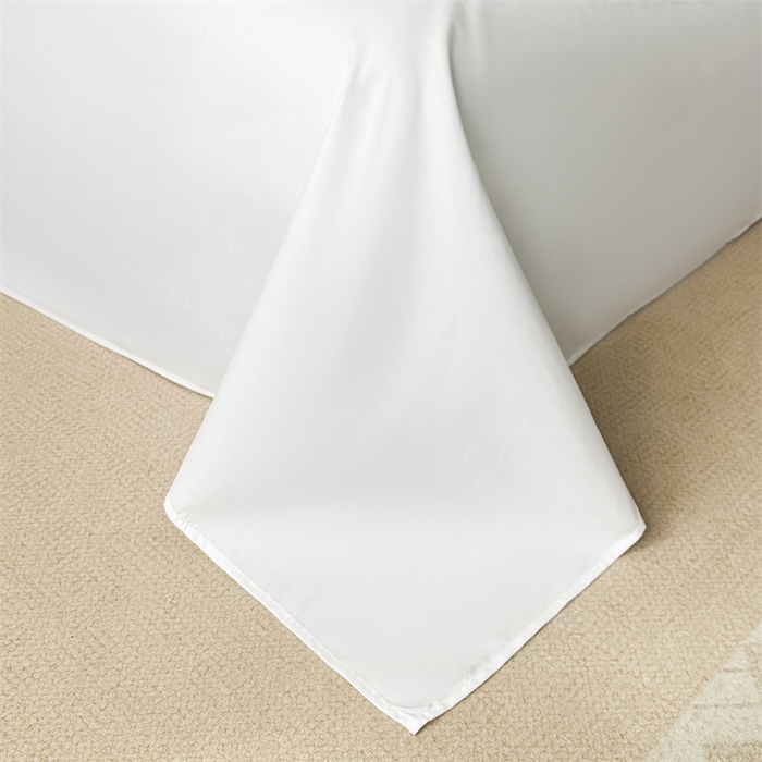 91家纺网 家纺一手货源 找家纺 （总）梦庭帛美  2025新款酒店布草段条飞边款四件套