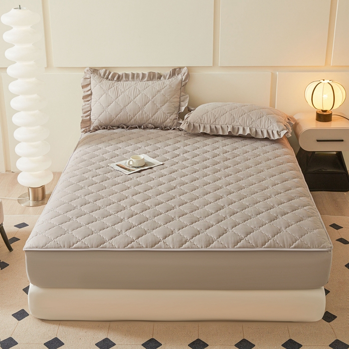 91家纺网 家纺一手货源 找家纺 （总）怡源梦 2025新款蝶恋系列亲肤棉夹棉床笠