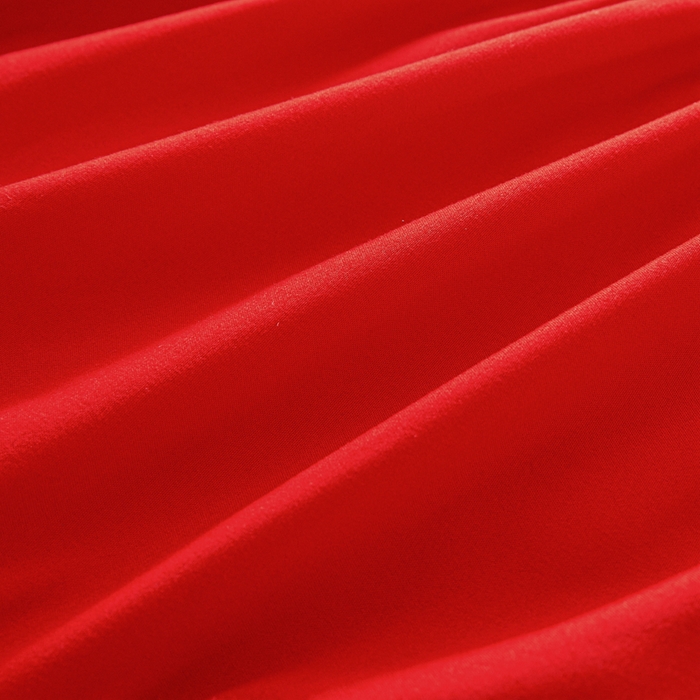 91家纺网 家纺一手货源 找家纺 怡源梦 2025新款蝶恋系列亲肤棉夹棉床笠 大红