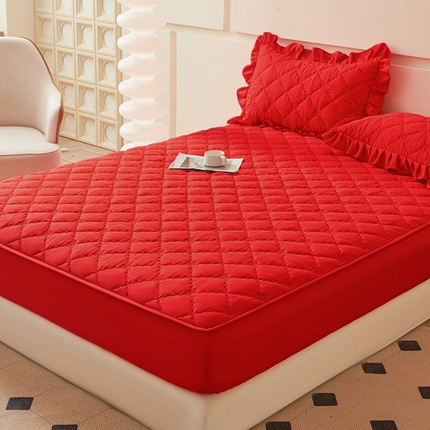 91家纺网 家纺一手货源 找家纺 （总）怡源梦 2025新款蝶恋系列亲肤棉夹棉床笠