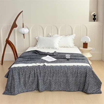 久典家居 2025新款全棉有氧双层纱夏被 莫奈