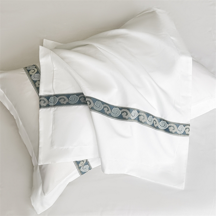 91家纺网 家纺一手货源 找家纺 （总）梦庭帛美 2025新款酒店布草宾馆刺绣四件套