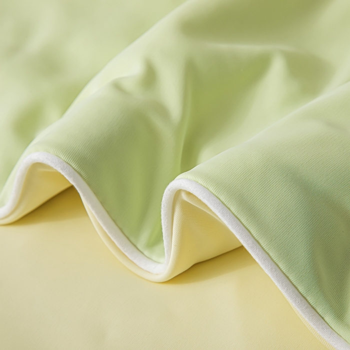 91家纺网 家纺一手货源 找家纺 凌云家纺 2025新款100%锦伦冰丝夏被空调被 清新绿