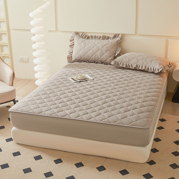 91家纺网 家纺一手货源 找家纺 （总）怡源梦 2025新款蝶恋系列亲肤棉夹棉床笠