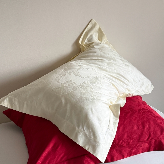 91家纺网 家纺一手货源 找家纺 （总）鹿班家居 2025新款100S长绒棉提花单品枕套（第二组）【标准会员-2元】