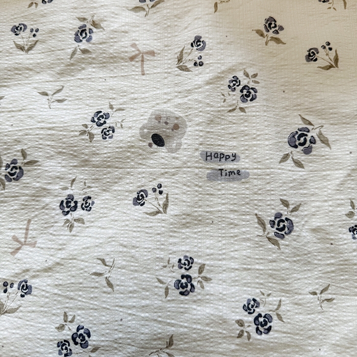 91家纺网 家纺一手货源 找家纺 星巴k家纺 2025新款春夏云感双层纱A类母婴级三角针夏被贝壳边夏凉被贝壳绣【可提供买家秀】 贝壳绣-风铃小熊