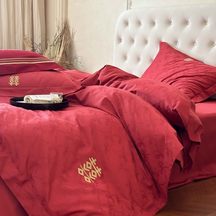 91家纺网 家纺一手货源 找家纺 （总）涞澳家纺 2025新款婚庆款四件套