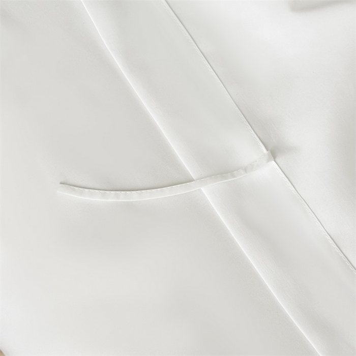 91家纺网 家纺一手货源 找家纺 （总）梦庭帛美 2025新款酒店布草段条刺绣飞边款四件套