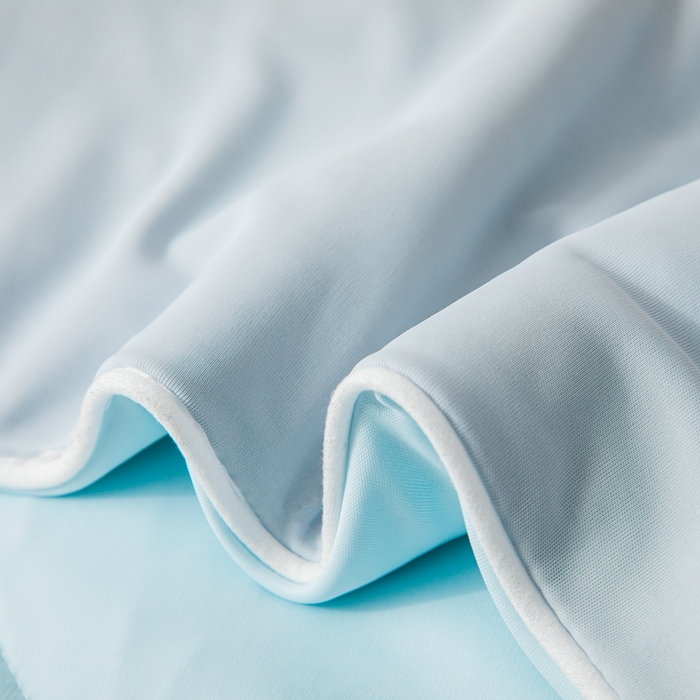 91家纺网 家纺一手货源 找家纺 凌云家纺 2025新款100%锦伦冰丝夏被空调被 灰蓝