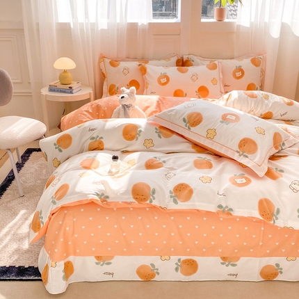 91家纺网 家纺一手货源 找家纺 （总）凌鼎 2025新款多规格掉边13070全棉四件套