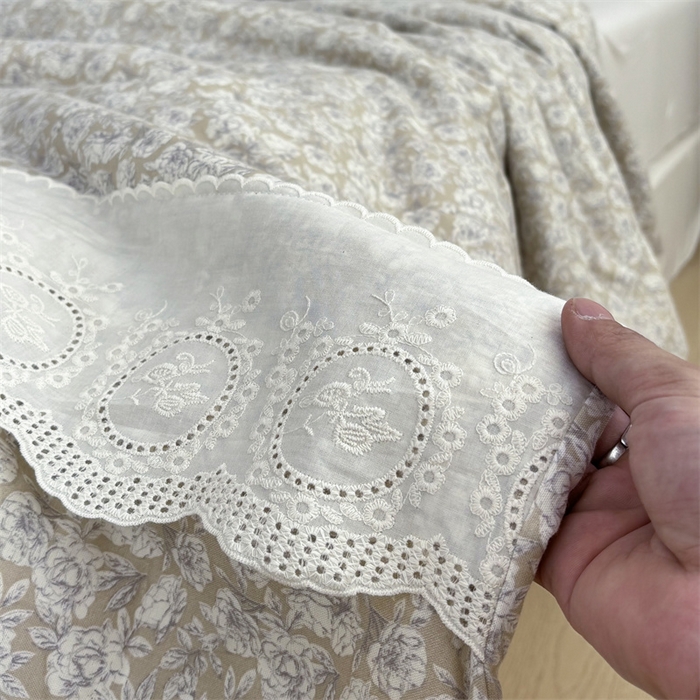 91家纺网 家纺一手货源 找家纺 久典家居 2025新款全棉有氧双层纱夏被 初春