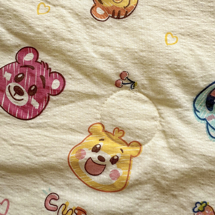 91家纺网 家纺一手货源 找家纺 星巴k家纺 2025新款春夏云感双层纱A类母婴级三角针夏被贝壳边夏凉被贝壳绣【可提供买家秀】 贝壳绣-维尼伙伴