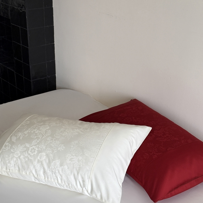 91家纺网 家纺一手货源 找家纺 （总）鹿班家居 2025新款100S长绒棉提花单品枕套（第二组）【标准会员-2元】