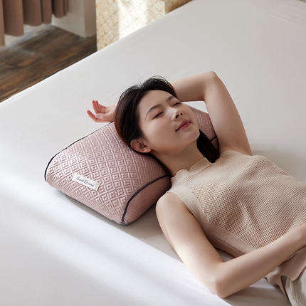 她喜爱枕芯 2025新款凉感护颈荞麦枕 粉色