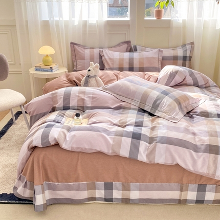 91家纺网 家纺一手货源 找家纺 （总）凌鼎 2025新款多规格掉边13070全棉四件套