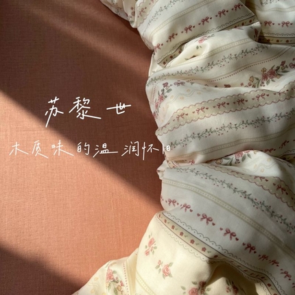 91家纺网 家纺一手货源 找家纺 （总）集布 2025新款活性印染全棉双层纱四件套