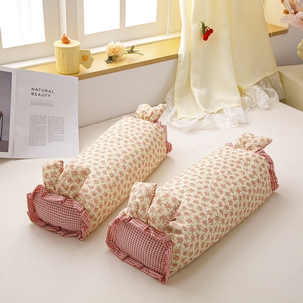 91家纺网 家纺一手货源 找家纺 （总）织布人 2025新款荞麦枕直播爆款全棉双层纱兔子枕全荞麦壳枕头夏季透气枕