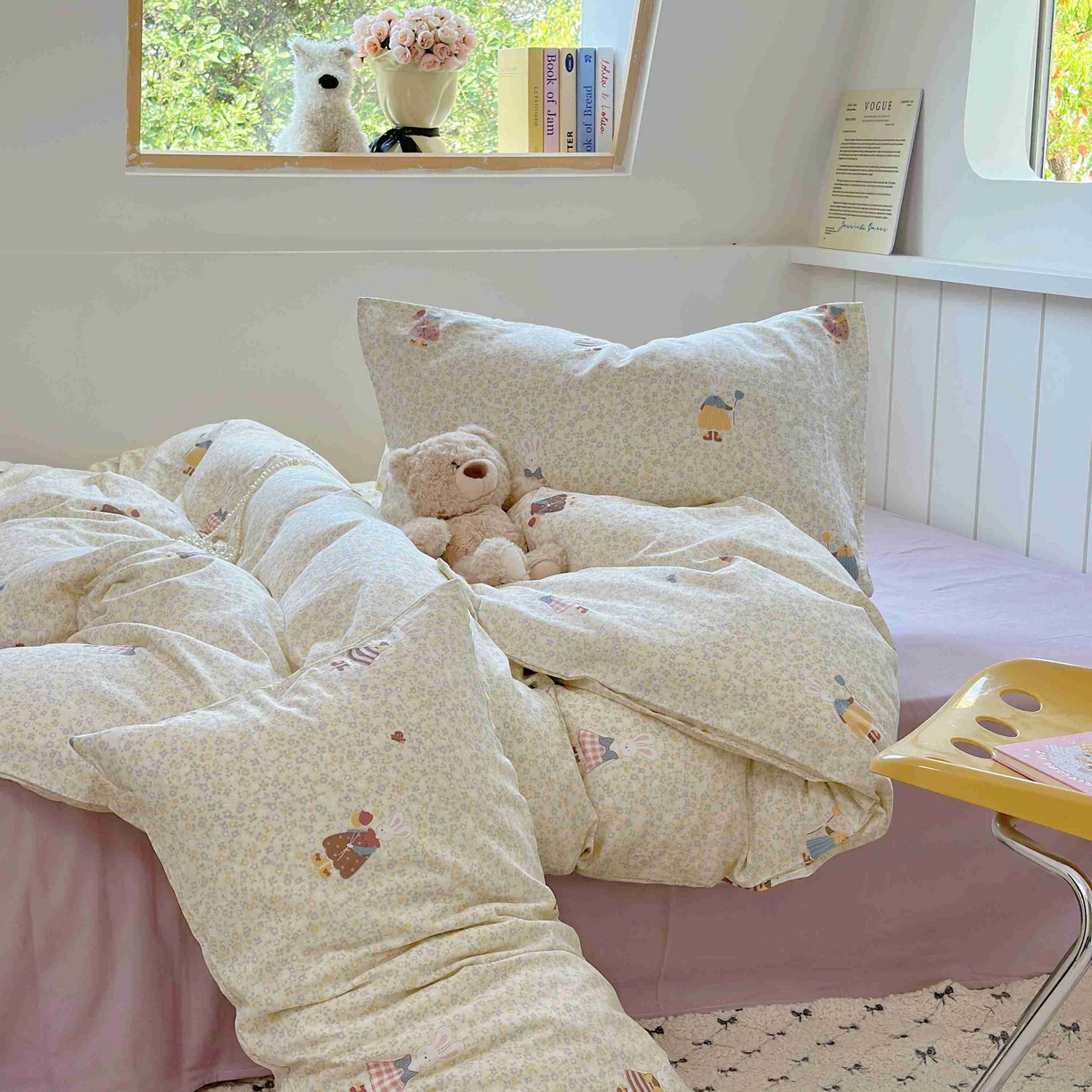 91家纺网 家纺一手货源 找家纺 （总）于果 2025新款双层纱四件套第五批