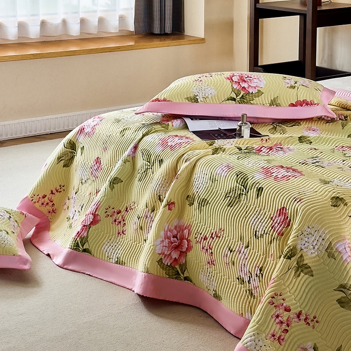 91家纺网 家纺一手货源 找家纺 南通朵美纺织品有限公司 2025【DM】60支兰精天丝软席三件套 花意阑珊