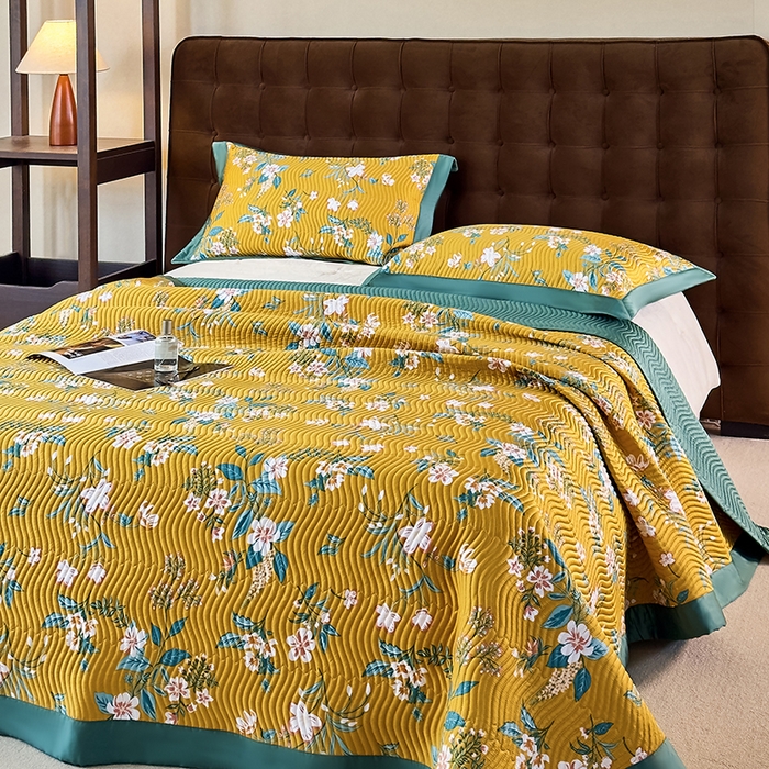 91家纺网 家纺一手货源 找家纺 南通朵美纺织品有限公司 2025【DM】60支兰精天丝软席三件套 金枝玉叶