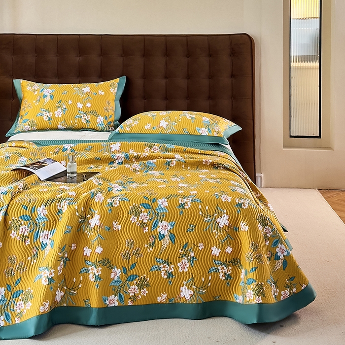 91家纺网 家纺一手货源 找家纺 南通朵美纺织品有限公司 2025【DM】60支兰精天丝软席三件套 金枝玉叶