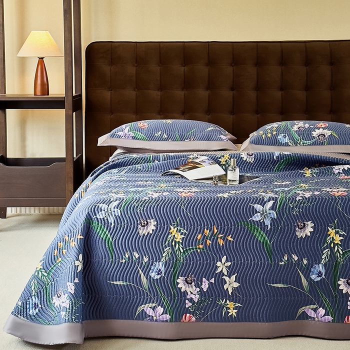 南通朵美纺织品有限公司 2025【DM】60支兰精天丝软席三件套 落红小雅