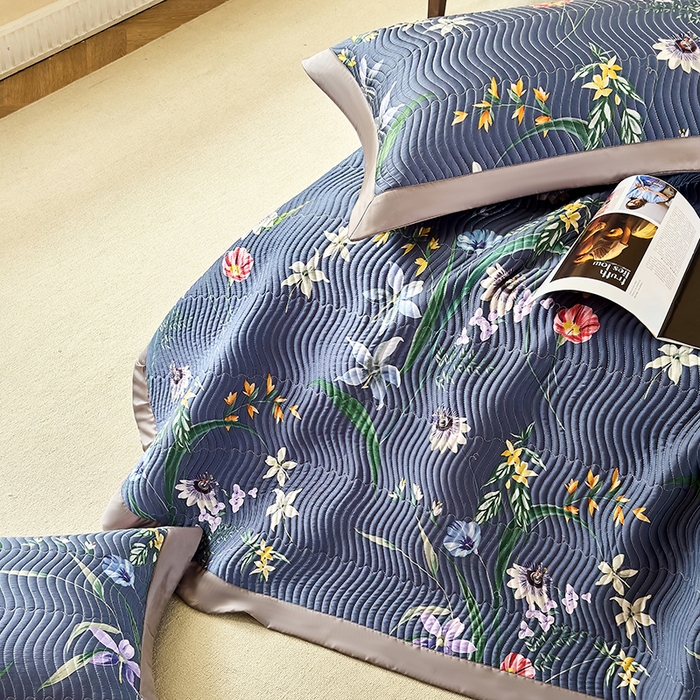 91家纺网 家纺一手货源 找家纺 南通朵美纺织品有限公司 2025【DM】60支兰精天丝软席三件套 落红小雅