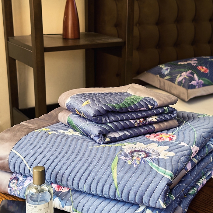 91家纺网 家纺一手货源 找家纺 南通朵美纺织品有限公司 2025【DM】60支兰精天丝软席三件套 落红小雅