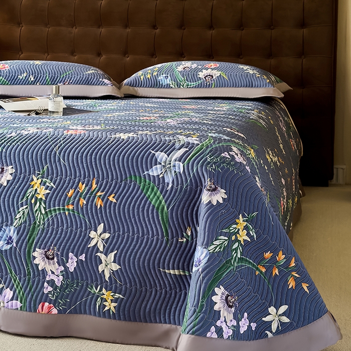 91家纺网 家纺一手货源 找家纺 南通朵美纺织品有限公司 2025【DM】60支兰精天丝软席三件套 落红小雅