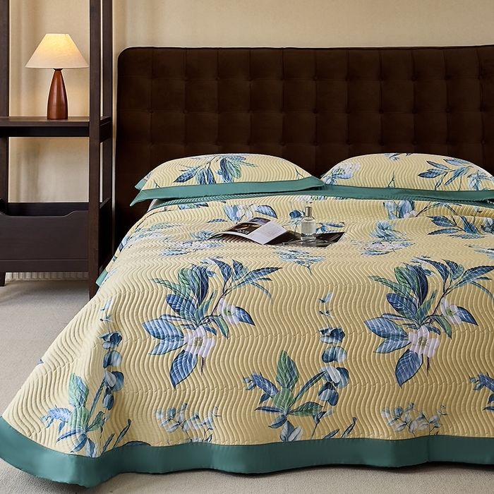 南通朵美纺织品有限公司 2025【DM】60支兰精天丝软席三件套 芯香花语