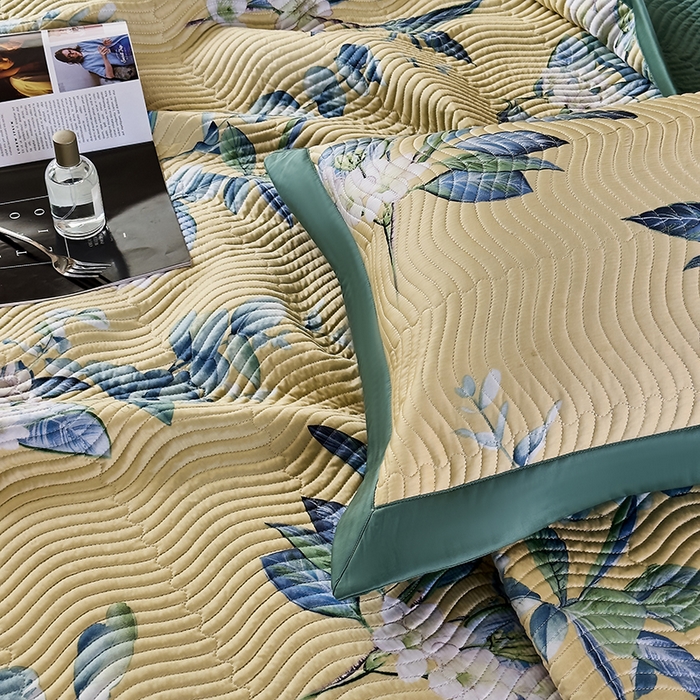 91家纺网 家纺一手货源 找家纺 南通朵美纺织品有限公司 2025【DM】60支兰精天丝软席三件套 芯香花语