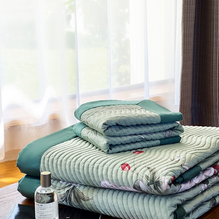 91家纺网 家纺一手货源 找家纺 南通朵美纺织品有限公司 2025【DM】60支兰精天丝软席三件套 一枝独秀