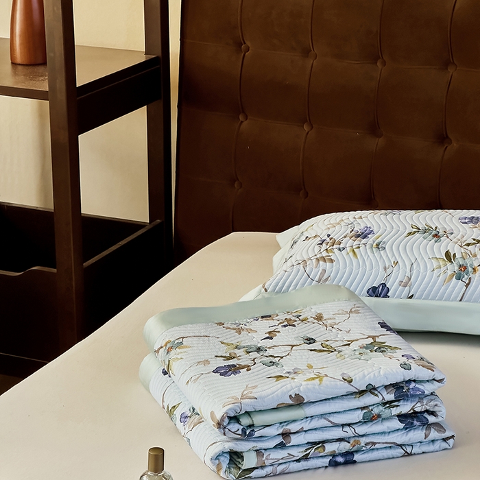 91家纺网 家纺一手货源 找家纺 南通朵美纺织品有限公司 2025【DM】60支兰精天丝软席三件套 醉花荫