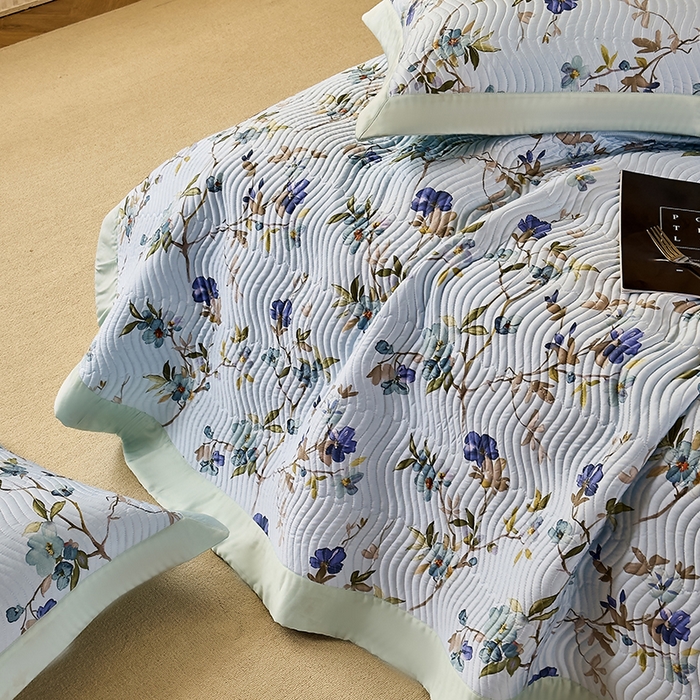 91家纺网 家纺一手货源 找家纺 南通朵美纺织品有限公司 2025【DM】60支兰精天丝软席三件套 醉花荫