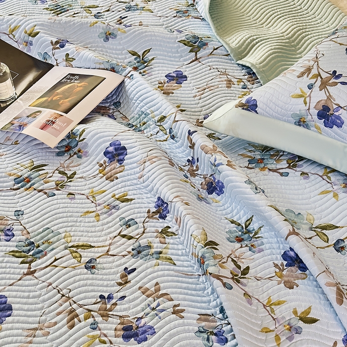 91家纺网 家纺一手货源 找家纺 南通朵美纺织品有限公司 2025【DM】60支兰精天丝软席三件套 醉花荫