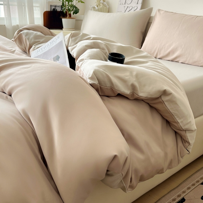 91家纺网 家纺一手货源 找家纺 （总）耀悦家纺 2025春夏新款A类拼色60支全棉纯棉四件套-第三波