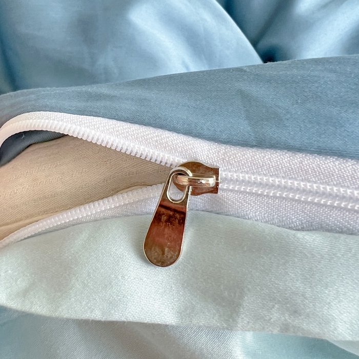 91家纺网 家纺一手货源 找家纺 耀悦家纺 2025春夏新款A类拼色60支全棉纯棉四件套-第三波 深海蓝+海盐蓝