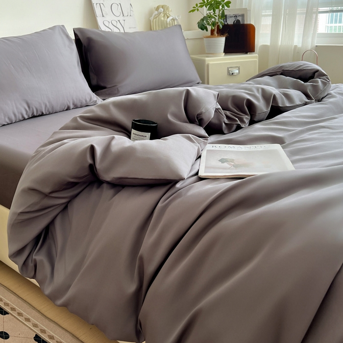 91家纺网 家纺一手货源 找家纺 耀悦家纺 2025春夏新款A类拼色60支全棉纯棉四件套-第三波 帝都灰