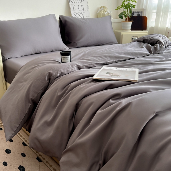 91家纺网 家纺一手货源 找家纺 耀悦家纺 2025春夏新款A类拼色60支全棉纯棉四件套-第三波 帝都灰