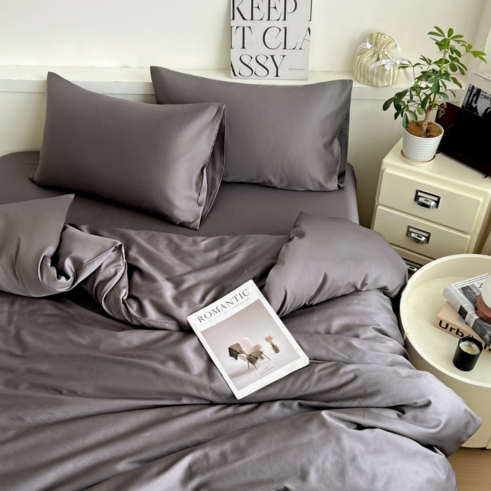 91家纺网 家纺一手货源 找家纺 耀悦家纺 2025春夏新款A类拼色60支全棉纯棉四件套-第三波 帝都灰