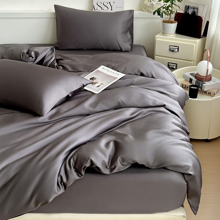 91家纺网 家纺一手货源 找家纺 耀悦家纺 2025春夏新款A类拼色60支全棉纯棉四件套-第三波 帝都灰