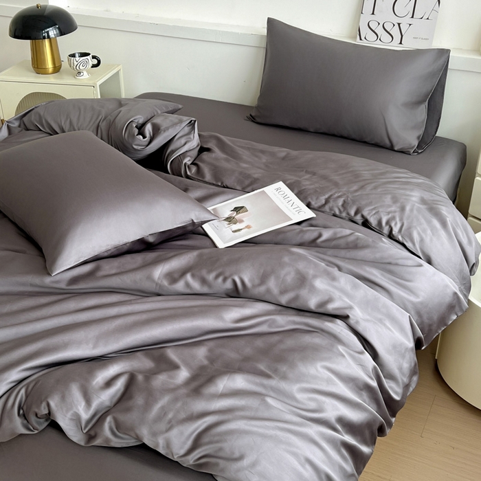 91家纺网 家纺一手货源 找家纺 耀悦家纺 2025春夏新款A类拼色60支全棉纯棉四件套-第三波 帝都灰