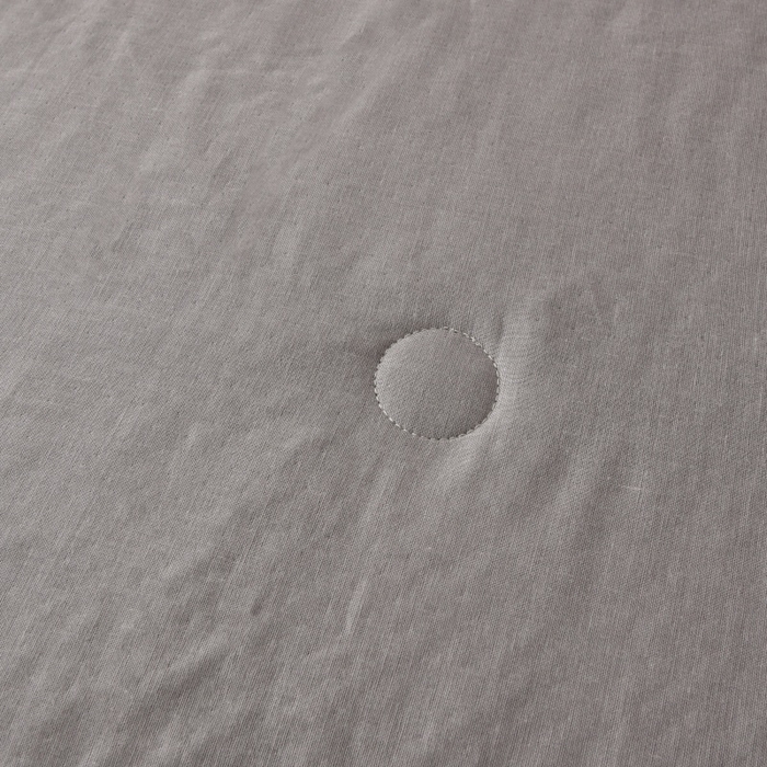 91家纺网 家纺一手货源 找家纺 金艾草 2025新款纯棉纱布棉花单夏被夏凉被空调被 灰色（花边款）