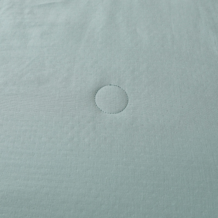 91家纺网 家纺一手货源 找家纺 金艾草 2025新款纯棉纱布棉花单夏被夏凉被空调被 蔚蓝（花边款）