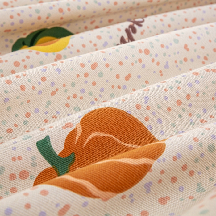 91家纺网 家纺一手货源 找家纺 红日子纺织品 2025新款直播热卖原棉老粗布印花床单三件套 柿柿如意