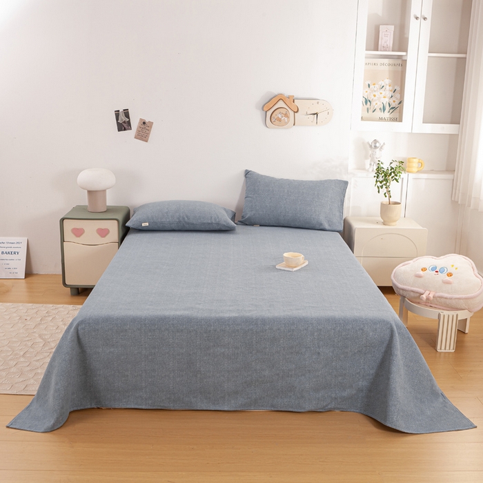 91家纺网 家纺一手货源 找家纺 红日子纺织品 2025新款直播热卖原棉老粗布印花床单三件套 灰色头像