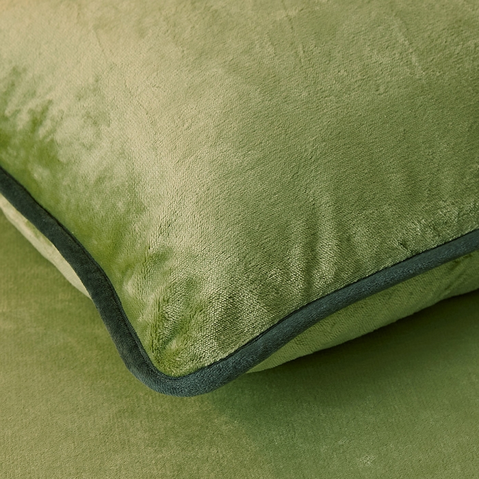 91家纺网 家纺一手货源 找家纺 （总）耐思家纺 2023新款牛奶绒单面床笠  床笠 三件套