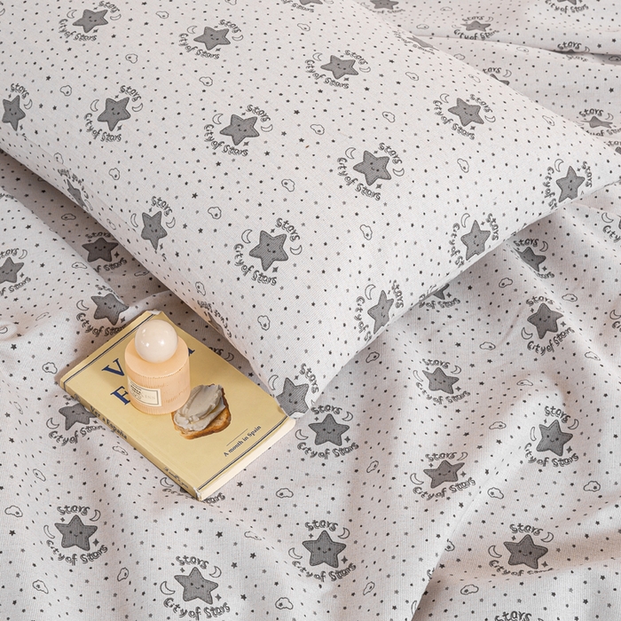 91家纺网 家纺一手货源 找家纺 红日子纺织品 2025新款直播热卖原棉老粗布印花床单三件套 加州阳光